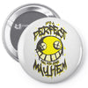 perfect day for mayhem Pin-back button