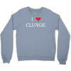 clunge funny Crewneck Sweatshirt