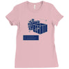 dick in a box shirt and sticker snl beer party t medium black Ladies Fitted T-Shirt