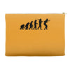 evolution of table tennis or ping pong mens black t shirt top Accessory Pouches