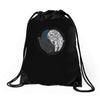 sci fi yin yang Drawstring Bags