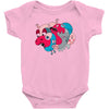rhino splat Baby Onesie