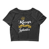 kings are born in september Crop Top