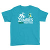 zombies hate fast food Youth Tee