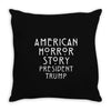 real life horror story Throw Pillow