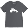 b&auml;r vs einhor  funny V-Neck Tee