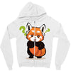 red fox 2 Zipper Hoodie