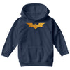 Batman Gold Logo Youth Hoodie