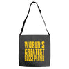 world greatest bocce Adjustable Strap Totes