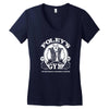 foley's gym Women's V-Neck T-Shirt