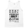 Born In July Tank Top