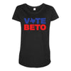 vote beto texas Maternity Scoop Neck T-shirt