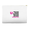 U=U Undetectable = Untransmittable Accessory Pouches