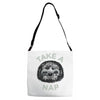 take a nap Adjustable Strap Totes