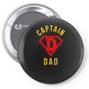 captain dad hero Pin-back button