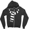 scarf Zipper Hoodie