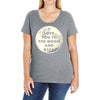 I Love You To The Moon And Back Ladies Curvy T-Shirt