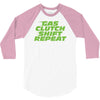 gas clutch shift repeat 3/4 Sleeve Shirt