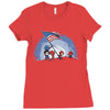raising the flag Ladies Fitted T-Shirt