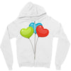 ballon color full Zipper Hoodie