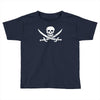 pirate skull sword music band metal biker guitar tee new Toddler T-shirt