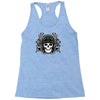 skull racer Racerback Tank