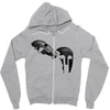 spartan mask Zipper Hoodie