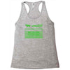 delorean trail Racerback Tank