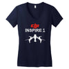 dji inspire one 1 men's t shirt Women's V-Neck T-Shirt