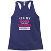 yes dogs are my children. get over it Racerback Tank