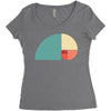 fibonacci golden ratio colorful Women's Triblend Scoop T-shirt