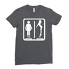 your girlfriend vs my girlfriend funny pub jokr  impress your friends! Ladies Fitted T-Shirt