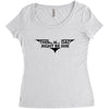 think my dad Women's Triblend Scoop T-shirt