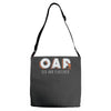 old and plastered oap ladies Adjustable Strap Totes