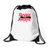 survivin' Drawstring Bags
