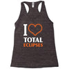 I Heart Total Eclipses Racerback Tank
