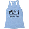 great dads get promoted Racerback Tank