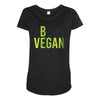 be vegan Maternity Scoop Neck T-shirt