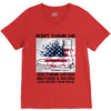 Veteran Don't Thank Me Thank My Brothers &amp; Sister V-Neck Tee
