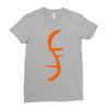 helix of heroes funny retro sci fi superhero symbol cool logo Ladies Fitted T-Shirt