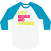 little boobed and tattoed 3/4 Sleeve Shirt