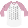 fuck you pin stripe line 3/4 Sleeve Shirt