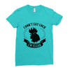 I Don't Eat Cock I'm Vegan Ladies Fitted T-Shirt