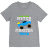 monster truck shirt for boys toddlers V-Neck Tee