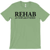 funny t shirt rehab is for quitters rude tee offensive shirt T-Shirt