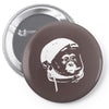astronaut monkey Pin-back button