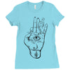 hand Ladies Fitted T-Shirt