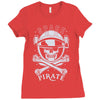 space pirate Ladies Fitted T-Shirt