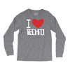 i love techno Long Sleeve Shirts