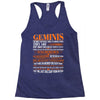 Geminis Difficult Ones To Understand Zodiac Racerback Tank